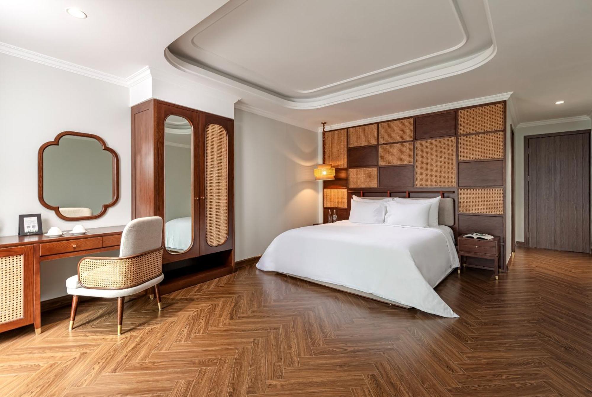 La Siesta Classic Hang Thung Hanoj Exteriér fotografie A bedroom at the hotel